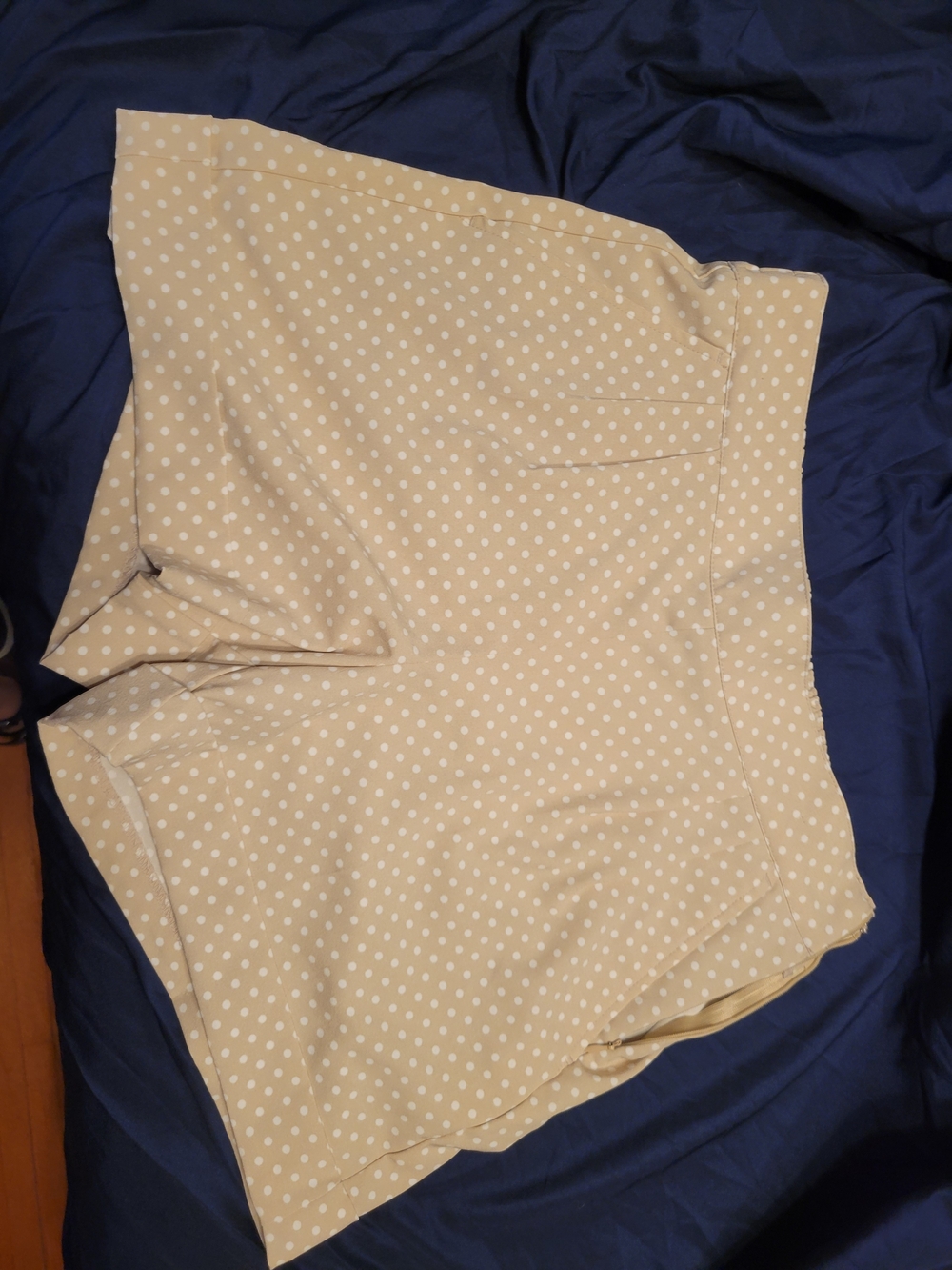 High-Waist Polka Dot Shorts